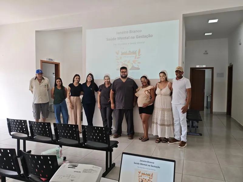 Gestantes e equipe de saúde diante da apresentação Janeiro Branco, Saúde Mental na Gestação
